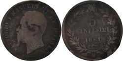 World Coins - Coin, Italy, 5 Centesimi, 1861