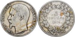 World Coins - France, Louis-Napoléon Bonaparte, 5 Francs, 1852, Paris, Silver,