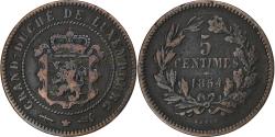 World Coins - Luxembourg, William III, 5 Centimes, 1854, Utrecht, Bronze, , KM:22.1