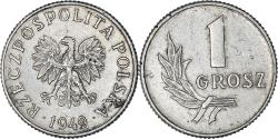 World Coins - Coin, Poland, Grosz, 1949, , Aluminum, KM:39
