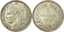 World Coins - Coin, France, Cérès, 5 Francs, 1870, Bordeaux, , Silver, Gadoury:742