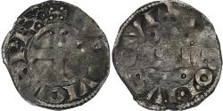 World Coins - France, Louis VIII-IX, Denier Tournois, 1223-1244, Billon,