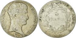 World Coins - Coin, France, Napoléon I, 5 Francs, 1806, Bayonne, , Silver