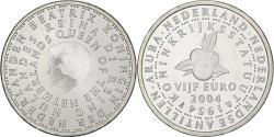 World Coins - Netherlands, Beatrix, 5 Euro, Kingdom Statute, 2004, Utrecht, Silver,