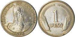 World Coins - Coin, Colombia, Peso, 1976, , Copper-nickel, KM:258.1