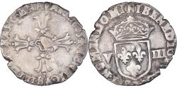 World Coins - Coin, France, Henri IV, 1/8 Ecu, 1605, Bayonne, , Silver, Duplessy:1225