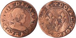 World Coins - Coin, France, Louis XIII, Double Tournois, 1626 ?, Poitiers, , Copper
