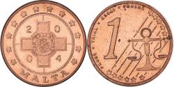 World Coins - Malta, Fantasy euro patterns, Euro Cent, 2004, , Copper Plated Steel