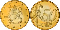 World Coins - Finland, 50 Euro Cent, 2006, Vantaa, , Brass, KM:103