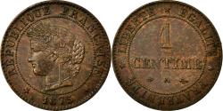 World Coins - Coin, France, Cérès, Centime, 1875, Paris, , Bronze, KM:826.1