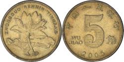 World Coins - China, 5 Jiao, 2005