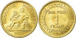 World Coins - Coin, France, Chambre de commerce, Franc, 1922, Paris,
