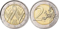 World Coins - France, 2 Euro, Sidaction, 2014, MDP, Bi-Metallic,