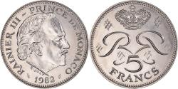 World Coins - Coin, Monaco, Rainier III, 5 Francs, 1982, , Copper-nickel, KM:150