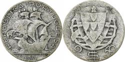 World Coins - Portugal, 2-1/2 Escudos, 1944, Lisbon, Silver,