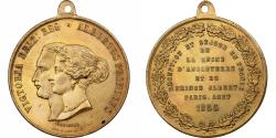 World Coins - France, Medal, Séjour en France du couple royal britannique, History, 1855