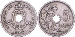 World Coins - Belgium, Leopold II, 5 Centimes, 1906, Brussels, Copper-nickel, , KM:54