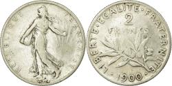 World Coins - Coin, France, Semeuse, 2 Francs, 1900, Paris, , Silver, Gadoury:532
