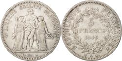 World Coins - Coin, France, Hercule, 5 Francs, 1848, Bordeaux, , Silver, KM:756.4