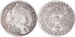 World Coins - France, Louis XIV, 1/10 Écu aux 3 couronnes, 1710, Aix, Silver,