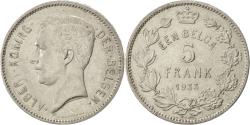 World Coins - Coin, Belgium, 5 Francs, 5 Frank, 1933, , Nickel, KM:98