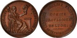 World Coins - France, Medal, French Second Republic, Comité Provisoire de Lyon, Politics