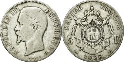 World Coins - Coin, France, Napoleon III, Napoléon III, 5 Francs, 1856, Lyon,
