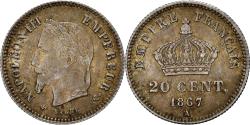 World Coins - Coin, France, Napoleon III, Napoléon III, 20 Centimes, 1867, Paris,