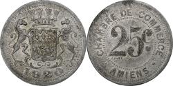 World Coins - France, Chambre de commerce d'Amiens, 25 Centimes, 1920, , Aluminium