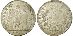 World Coins - Coin, France, Union et Force, 5 Francs, 1796, Paris, , Silver