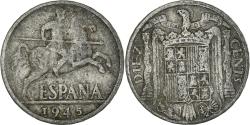 World Coins - Coin, Spain, 10 Centimos, 1945