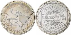World Coins - France, 10 Euro, Lorraine, 2010, Monnaie de Paris, Silver,