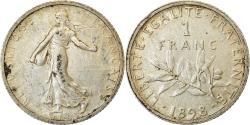 World Coins - Coin, France, Semeuse, Franc, 1898, Paris, , Silver, KM:844.1