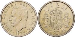 World Coins - Spain, Juan Carlos I, 100 Pesetas, 1989, Madrid, Aluminum-Bronze,