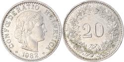 World Coins - Coin, Switzerland, 20 Rappen, 1982