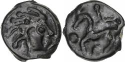 Ancient Coins - Senones, potin à la tête d’indien, Before 52 BC, Potin,
