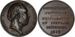 World Coins - France, Medal, Ledru Rollin, Gouvernement Provisoire, 1848, Copper,