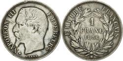 World Coins - Coin, France, Napoleon III, Franc, 1856, Strasbourg, , KM 779.2