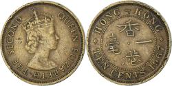 World Coins - Coin, Hong Kong, 10 Cents, 1967