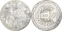 World Coins - France, 10 Euro, 2018, Centenaire de l'Armistice 1918, , Silver