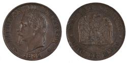 World Coins - Coin, France, Napoleon III, Napoléon III, 5 Centimes, 1862, Paris,