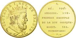 World Coins - France, Medal, Les Rois de France, Clotaire I, , Copper-Nickel Gilt