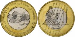 World Coins - Slovenia, Euro, unofficial private coin, 2003, Copper Plated Steel,