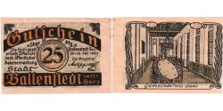 World Coins - Germany, Ballenstedt, 25 Pfennig, 1920-09-28, AU(55-58)