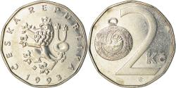 World Coins - Coin, Czech Republic, 2 Koruny, 1993, , Nickel plated steel, KM:9