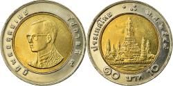 World Coins - Coin, Thailand, Rama IX, 10 Baht, 1997, , Bi-Metallic, KM:227