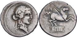 Ancient Coins - Titia, Denarius, 90 BC, Rome, Silver, , Crawford:341/2