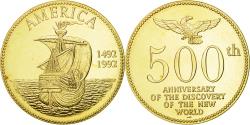 World Coins - France, Medal, 500ème Anniversaire de la Découverte de l'Amérique, 1992