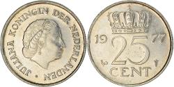 World Coins - Coin, Netherlands, Juliana, 25 Cents, 1977, , Nickel, KM:183