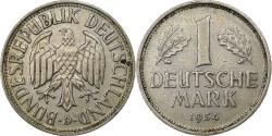 World Coins - GERMANY - FEDERAL REPUBLIC, Mark, 1954, Munich, Copper-nickel, , KM:110